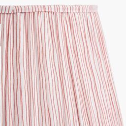 Ruma Red Stripe Mushroom Pleat Tapered Lampshade - Size: 16 inches - thumbnail 5