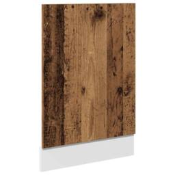 Berkfield Home Durable Dishwasher Panel Old Wood 45x3x67 cm Engineered Wood in Brown - Size: 45 x 3 x 67 cm - thumbnail 3