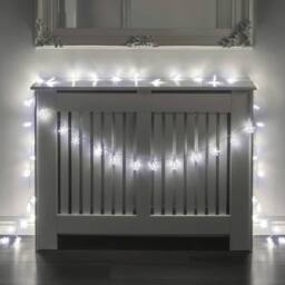 Globrite Snowflake Fairy Lights Christmas Decorations with 2 Modes 40 LED in White - thumbnail 5
