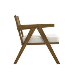 Lemon Pavilion Furniture Arizona Indoor Chair - Weave/Pine - L71.5xW63xH74 cm - Ecru/Smoked in Light Brown - thumbnail 4