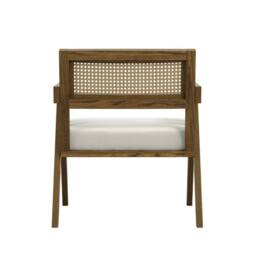 Lemon Pavilion Furniture Arizona Indoor Chair - Weave/Pine - L71.5xW63xH74 cm - Ecru/Smoked in Light Brown - thumbnail 2