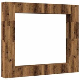 Berkfield Home Wall Mounted TV cabinets 8 pcs Old Wood Engineered Wood in Brown - thumbnail 2