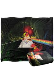 Pink Floyd Dark Side of The Moon Silky Touch Super Soft Throw Blanket 152 X 127 cm in White - thumbnail 2