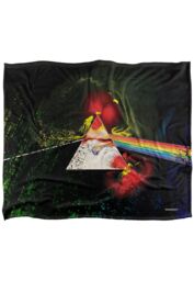 Pink Floyd Dark Side of The Moon Silky Touch Super Soft Throw Blanket 152 X 127 cm in White - thumbnail 1