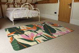 Benjamin Tate Design Jungle Plants Designer Rug in Natural - Size: Large - thumbnail 3