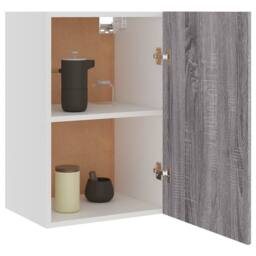 Berkfield Home Hanging Cabinet Grey Sonoma 39.5x31x60 cm Engineered Wood - thumbnail 4
