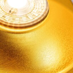 CGC Lighting 'Sandra' White Square Single Ceiling Spotlight With Gold Reflector - thumbnail 5