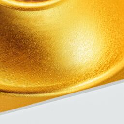 CGC Lighting 'Sandra' White Square Single Ceiling Spotlight With Gold Reflector - thumbnail 4