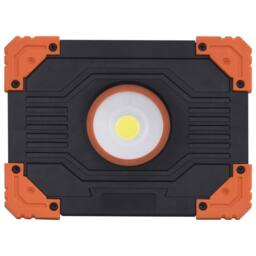 Berkfield Home Portable LED Spotlight ABS 10 W Cold White in Black - thumbnail 3