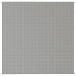 Berkfield Home Weighted Blanket Grey 200x200 cm 9 kg Fabric - thumbnail 3