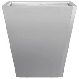 Berkfield Home Garden Planter 30x30x30 cm Galvanised Steel in Grey - Size: 30 x 30 x 30 cm - thumbnail 5