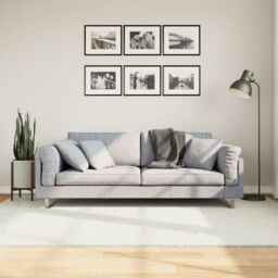 Berkfield Home Rug OVIEDO Short Pile Cream 160x230 cm - Size: Medium - thumbnail 1