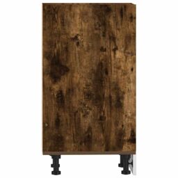 Berkfield Home Bottom Cabinet Smoked Oak 40x44.5x81.5 cm Engineered Wood in Brown - thumbnail 5