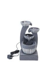 Garden Sanctuary Outdoor Electric Freestanding Garden Fountain Rockery Decor in Natural - thumbnail 3