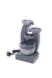 Garden Sanctuary Outdoor Electric Freestanding Garden Fountain Rockery Decor in Natural - thumbnail 4
