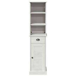 Berkfield Home Bathroom Furniture Set 2 pcs Brown & White 37 x 34 x 150 cm - thumbnail 7