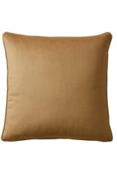 Appletree 'Harlan' Velvet Filled Cushion in Gold - Size: 55 cm x 55 cm - thumbnail 2