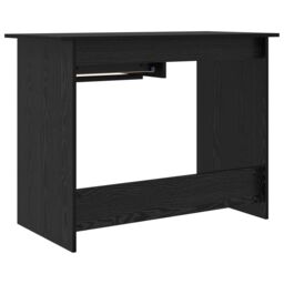 Berkfield Home Desk with Drawer Black oak 100 x 50 x 76 cm Engineered wood - thumbnail 8