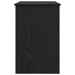 Berkfield Home Desk with Drawer Black oak 100 x 50 x 76 cm Engineered wood - thumbnail 7