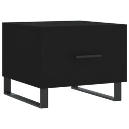Berkfield Home Coffee Tables 2 pcs Black 50x50x40 cm Engineered Wood - Size: 50 x 50 x 40 cm - thumbnail 5