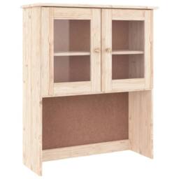 Berkfield Home Highboard ALTA 77x35x188 cm Solid Wood Pine in Light Tan - Size: 77 x 35 x 188 cm - thumbnail 5