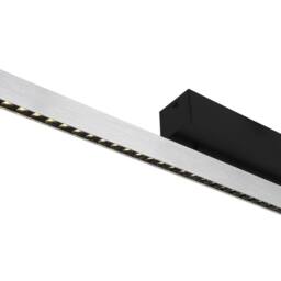 Netlighting Dentsy 120cm Bar Pendant Matt Silver LED Dimmable 4000K Touch Dimmer - thumbnail 4