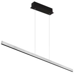 Netlighting Dentsy 120cm Bar Pendant Matt Silver LED Dimmable 4000K Touch Dimmer - thumbnail 2