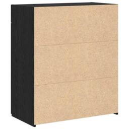 Berkfield Home Storage Cabinet Black Oak 80x42.5x93.5 cm Engineered Wood - thumbnail 8