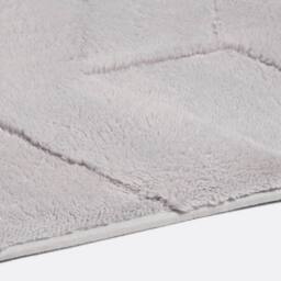 OHS Chevron Carved Rug Soft Floor Carpet Non Slip Area Mat in Grey - Size: 160 cm x 230 cm - thumbnail 4
