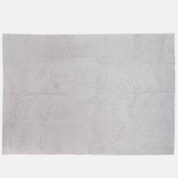OHS Chevron Carved Rug Soft Floor Carpet Non Slip Area Mat in Grey - Size: 160 cm x 230 cm - thumbnail 3