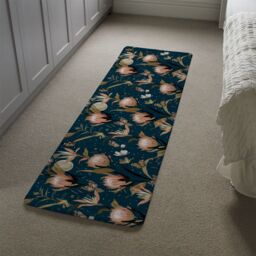 Benjamin Tate Design The Moon Butterflies & Flowers Runner Rug in Natural - Size: 67 cm x 230 cm - thumbnail 4