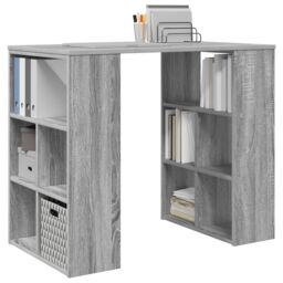 Berkfield Home Corner Desk Grey Sonoma Particle board Medium Corner Desk - thumbnail 3