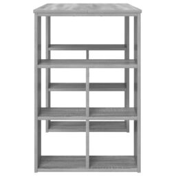 Berkfield Home Corner Desk Grey Sonoma Particle board Medium Corner Desk - thumbnail 5