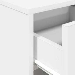 Berkfield Home Bedside Cabinets 2 pcs with Drawer White 40x34x50 cm - Size: 40 x 34 x 50 cm - thumbnail 8