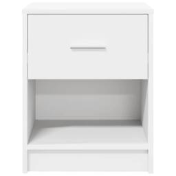 Berkfield Home Bedside Cabinets 2 pcs with Drawer White 40x34x50 cm - Size: 40 x 34 x 50 cm - thumbnail 4