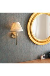Netlighting Rennes Fitting Only Wall Lamp Antique Brass Plate in Gold - thumbnail 6