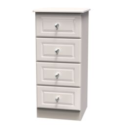 Ready Assembled 2 U Stratford 4 Drawer Tall Bedside (Ready Assembled) in Taupe - thumbnail 3