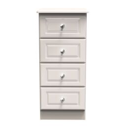 Ready Assembled 2 U Stratford 4 Drawer Tall Bedside (Ready Assembled) in Taupe - thumbnail 1