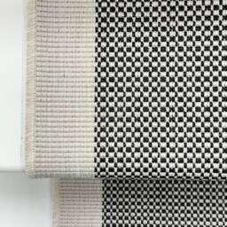 runrug Stair Runner Carpet - Reversible & Durable, 2mm - 'Vichy' in Grey - Size: 70 cm x 660 cm - thumbnail 2