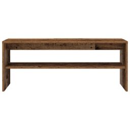 Berkfield Home TV Cabinet Old Wood 100x40x40 cm Engineered Wood in Brown - Size: 100 x 40 x 40 cm - thumbnail 5