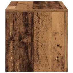Berkfield Home TV Cabinet Old Wood 100x40x40 cm Engineered Wood in Brown - Size: 100 x 40 x 40 cm - thumbnail 6