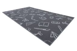 RugsX For Kids Rug in Grey - Size: 100 cm x 150 cm - thumbnail 3