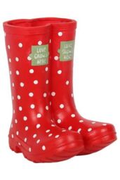 KDMD Red Welly Boot Planter - thumbnail 1