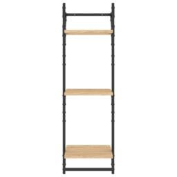 Berkfield Home Decorative 6 Piece Wall Shelf Set with Bars Sonoma Oak Engineered Wood in Brown - thumbnail 9
