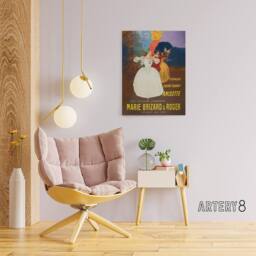 "Artery8 The Old Liqueurs Vintage Advert Canvas Wall Art Print Cappiello - Size: W18"" x H24""" - thumbnail 3