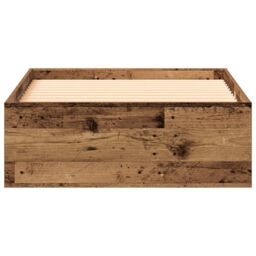 Berkfield Home Bed Frame Old Wood 90x190 cm Engineered Wood in Brown - thumbnail 6