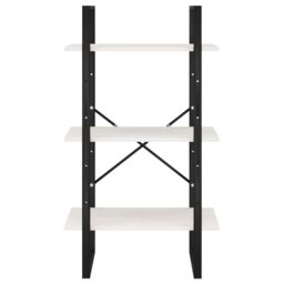 Berkfield Home Storage Shelf White 60x30x105 cm Solid Pine Wood - Size: 60 x 30 x 105 cm - thumbnail 5