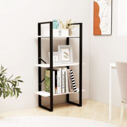Berkfield Home Storage Shelf White 60x30x105 cm Solid Pine Wood - Size: 60 x 30 x 105 cm - thumbnail 3