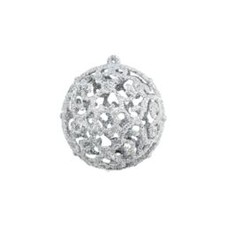 Berkfield Home 100 Piece Christmas Ball Set 3/4/6 cm Silver - thumbnail 3