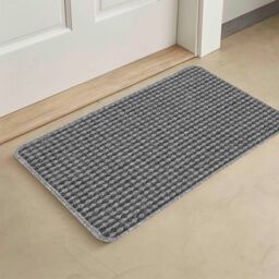 Desire Rugs Eden Non Slip Washable Dirt Trapper Indoor Doormat - Kitchen Mats - Floor Mats in Grey - Size: 40 cm x 60 cm - thumbnail 1